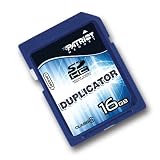 Patriot Duplicator 16 GB SDHC Class 6 Flash Memory Card with Auto Back-up PD16GSDHC6