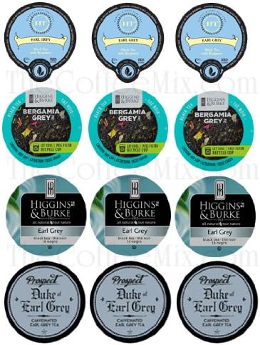 12 Cup EARL GREY Tea Sampler! Love Earl Grey Tea! Duke of Earl Grey +