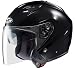 HJC IS-33 Open Face Helmet - Solid Black - Small
