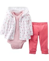 Carter's Baby Girls' 3 Piece Cardigan Set (Baby) - Pink