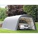 ShelterLogic 12-Ft.W Round-Style Instant Garage - 20ft.L x 12ft.W x 8ft.H, 1 5/8in. Frame, Model# 71332