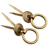 10個入り アンティーク調 引き手 取っ手 キャビネットプルハンドルリング　キッチン家具 装飾用 22mm