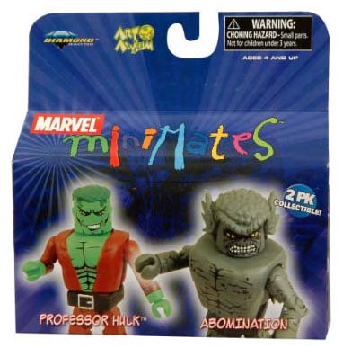  Marvel Minimates 2Pk Collectible Figures - Professor Hulk Vs. Abomination