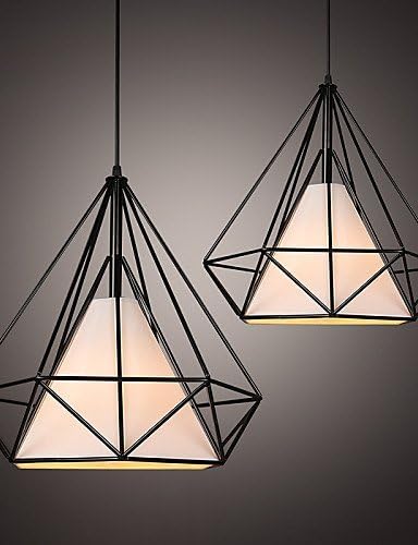 FW@ E27 Line 1M 38*38CM Loft Industrial Wind Restoring Ancient Ways Wrought Iron Lamps Lanterns Birdcage Chandelier LED