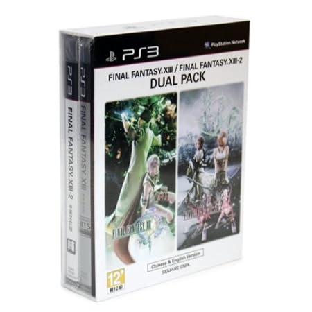 Final Fantasy 13 XIII/XIII-2 Dual Pack NEW SEALED PS3 (Japanese Voice & English / Chinese subtitle) [Asia Pacific Edition]