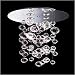 Ether 90s 4 Light Crystal Pendant Chandelier by Eurofase