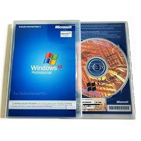 WINDOWS XP Pro - 1PK - SP3 (PC CD) (This OEM software is intended for system builders only)