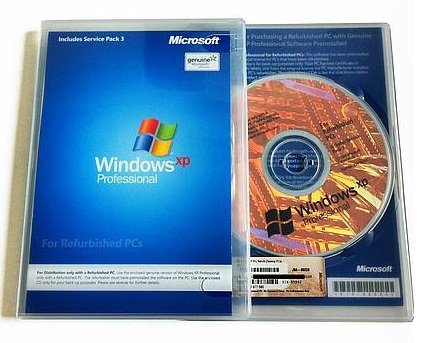 WINDOWS XP Pro - 1PK - SP3 (PC CD) (This OEM software is intended for system builders only)