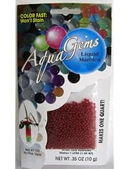Health and Beauty: Aqua Gems Liquid Marbles - Vase Filler for Wedding and Party Centerpiece AquaGems (10 Gram, Topaz Pink) - Aqua Gems