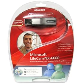 Brand New Microsoft LifeCam NX-6000 Webcam with High Definition Video and Photo in Retail Packaging