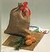Jutesäckchen natur mit Zugband Weihnachten Dekoration