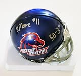 Kellen Moore Autographed Boise State Broncos Mini Helmet Blue