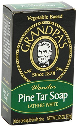 Grandpa's Soap Pine Tar 4.25 oz (Pack of 4)