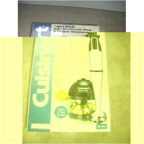 Cuisinart Smart Stick Hand Blender with WhisK & Chopper Attachment