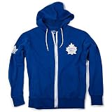 NHL Men's Toronto Maple Leafs Ty Full-Zip Hoody (Dark Royal, X-Large)