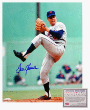 Tom Seaver New York Mets MLB Autographed Pitching MLB Baseball 16 x 20 Photograph (Unframed)