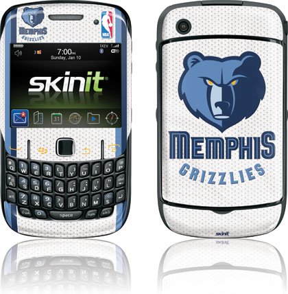 Skinit Memphis Grizzlies Home Jersey Vinyl Skin for BlackBerry Curve 8530