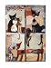 Eurographics RW1176 Rosina Wachtmeister, Finestra Dei Gatti 40 x 50 cm, Hochwertiger Kunstdruck - Katzen