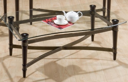 Brandy Brown/ Boris Bronze Cocktail Table