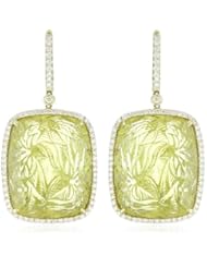 Dana Rebecca Designs "Allison Joy" Carved Lemon Quartz Earrings