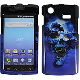iNcido Brand Samsung Captivate i897 Cell Phone Blue Skull Protective Case F ....