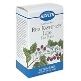 Alvita Tea Bags Red Raspberry Leaf Caffeine Free 24 tea bags 1.9 oz 54 g Pack of 3 by Alvita