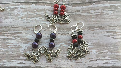 Halloween Bat Earrings