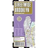 streetwise brooklyn map laminated city center street map of brooklyn new york folding pocket size travel