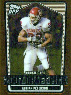 2007 Topps Draft Picks and Prospects Chrome Bronze  135 Adrian Peterson RC - Minnesota Vikings - Football RookieB00110MD12