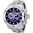 Invicta Men`s 6717 Reserve Venom Collection Chronograph Blue Dial Stainless Steel Watch