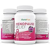 Menopause Supplements for Hot Flash Relief: Black Cohosh and All Natural Ingredients: Perimenopause Supplements: Menopause Relief; Reduce Hot Flashes and Night Sweats: 60 Capsules