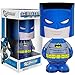 Komingo Sold Multifunction Car Dome Lamp Work As USB Car Charger & Projector Lights with Cold Blue Bat Batman Projection Films