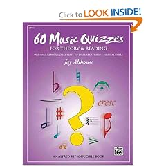 60 Music Quizzes (For Theory & Reading)