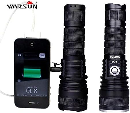Warsun X60 Cree XM-L2 5-Mode 1198 Lumens 26650 LED Flashlight