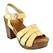 Beston CD12 Women's Platform Chunky Heel Ankle Strap Sandals Half A Size Smaller
