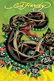Ed Hardy (Snake) Art Poster Print - 24x36 Animal Poster Print by Ed Hardy, 24x36
