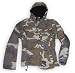 Suchen : HOODED WINDBREAKER Jacke mit FLEECE nightcamo S-XXL