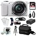 Sony NEX-3NL 16.1MP Compact Interchangeable Lens Digital Camera includes SELP1650 16-50mm F3.5-5.6 Zoom Lens with 3-inch LCD and Full HD Movie Mode in White + Sony 32GB SDHC + Mini HDMI Cable + Replacement Battery Pack + 3-Piece Filter Set + Sony Camera Case