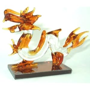 3.2 inch Crystal Dragon Figure Figurine Designer Collection