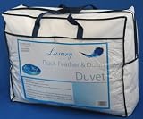 Homescapes Luxury White Duck Feather Down Duvet 135 Tog Double 100 Cotton Anti Dust Mite Down Proof Fabric Anti Allergen Box Baffle Construction Washable At Home Range