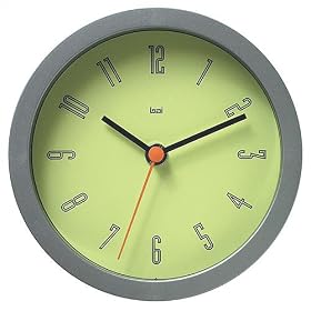 Bai Design BAI.816.CY Studio Modern Wall Clock Cyber Chartreuse