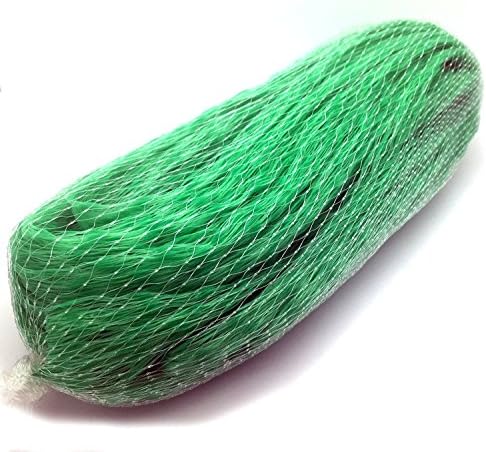 Garden Plant Netting Mesh Protection Against Rodents Birds Green Color 98-Ft x 5-Ft - ½" Mesh Size