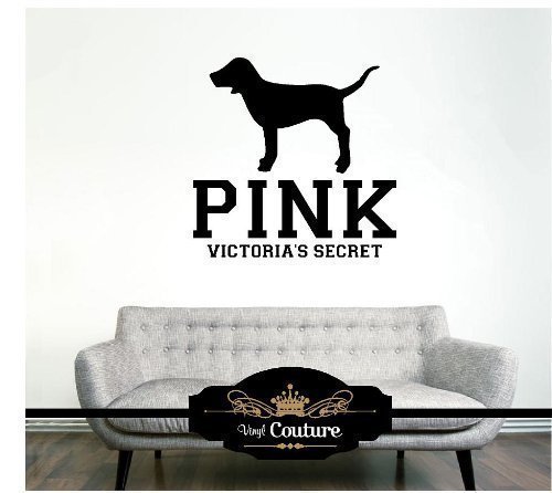 VS Victoria's Secret Pink Vinyl Wall Art vinyl wall lettering words sticky art home decor quotes stickers decals
