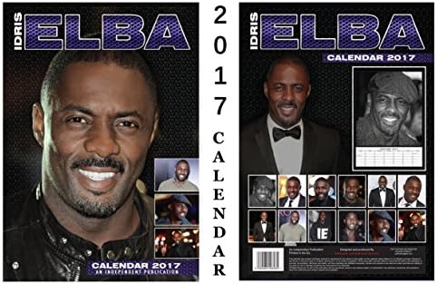 Idris Elba 2017 Calendar + Blank Fridge Magnet