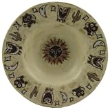 12 MARA Stoneware PASTA Plate SERVING BOWL Desert SUN Moon OWL BIRD Design