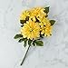 Factory Direct Craft Poly Silk Yellow Dahlia Floral Stem | For Indoor Decor
