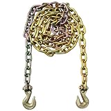 5 16 G70 Tow Chain For Auto Haulers and Wreckers with Grab Hooks by Ancra
