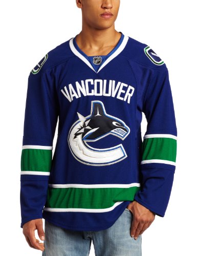 NHL Men's Vancouver Canucks Authentic Jersey - 7231A523Ahjvca (Blue, 46)