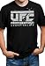 UFC Men's Crumbled Black Short Sleeve T-Shirt