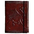 Carnet de notes de luxe indiary en cuir de buffle et papier puis� � la main - LEATHER LOG